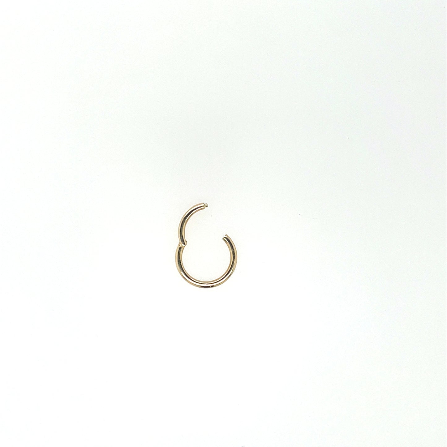 9ct Gold 10mm Hinged Heavy Sleeper Earring (Single) GE1076