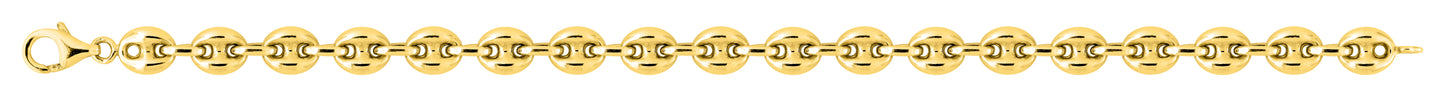 Bijoux D'Or 18ct Gold-Plated Gucci-style Bracelet 21cm 131062B