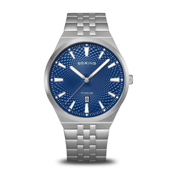 Bering Men's Bracelet Watch Titanium | brushed grey | 16141-707