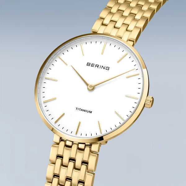 Bering Titanium | polished gold | 19334-334