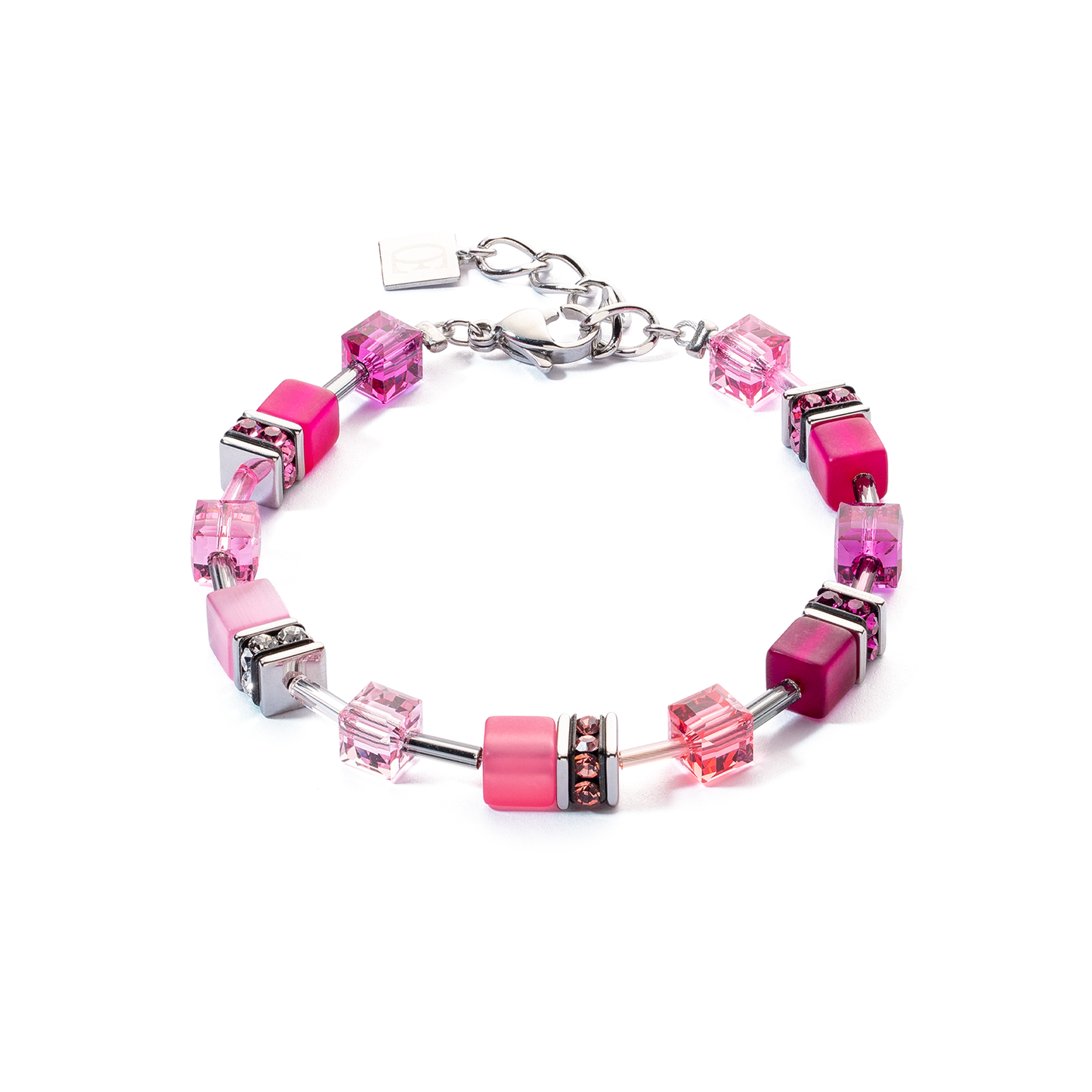 COEUR DE LION GeoCUBE® Iconic bracelet Viva Magenta 2838300422
