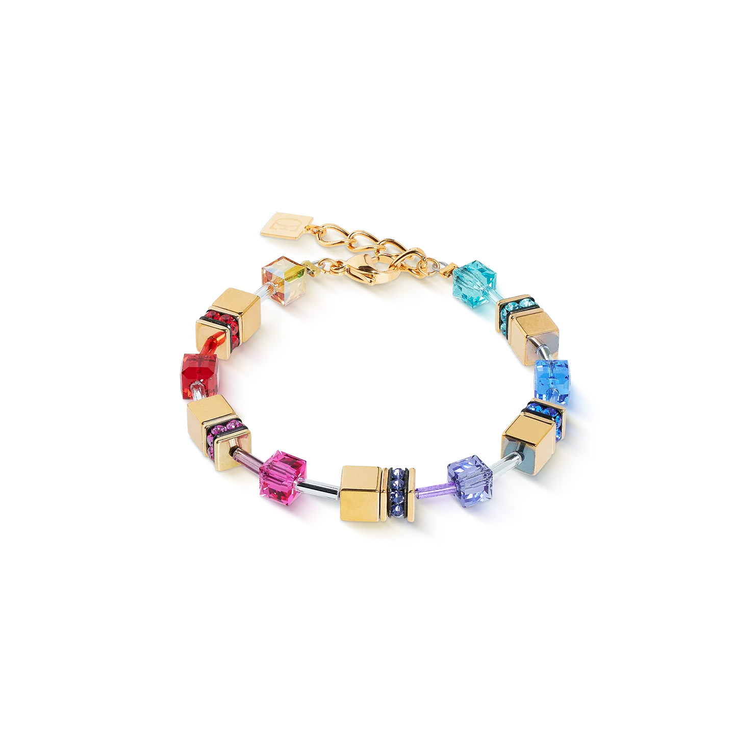 COEUR DE LION GeoCUBE® Iconic Metallic bracelet Rainbow gold 3015301535