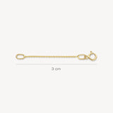 Blush Necklace 3cm Extension 3058YGO/3 -14k Yellow Gold