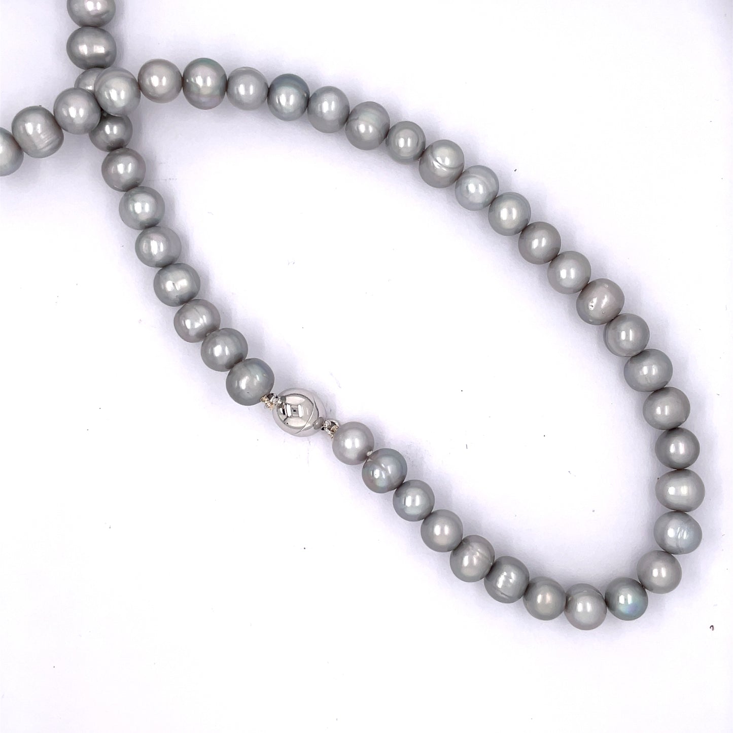 Grey 8-8.5mm Freshwater Pearl Necklace 35514372