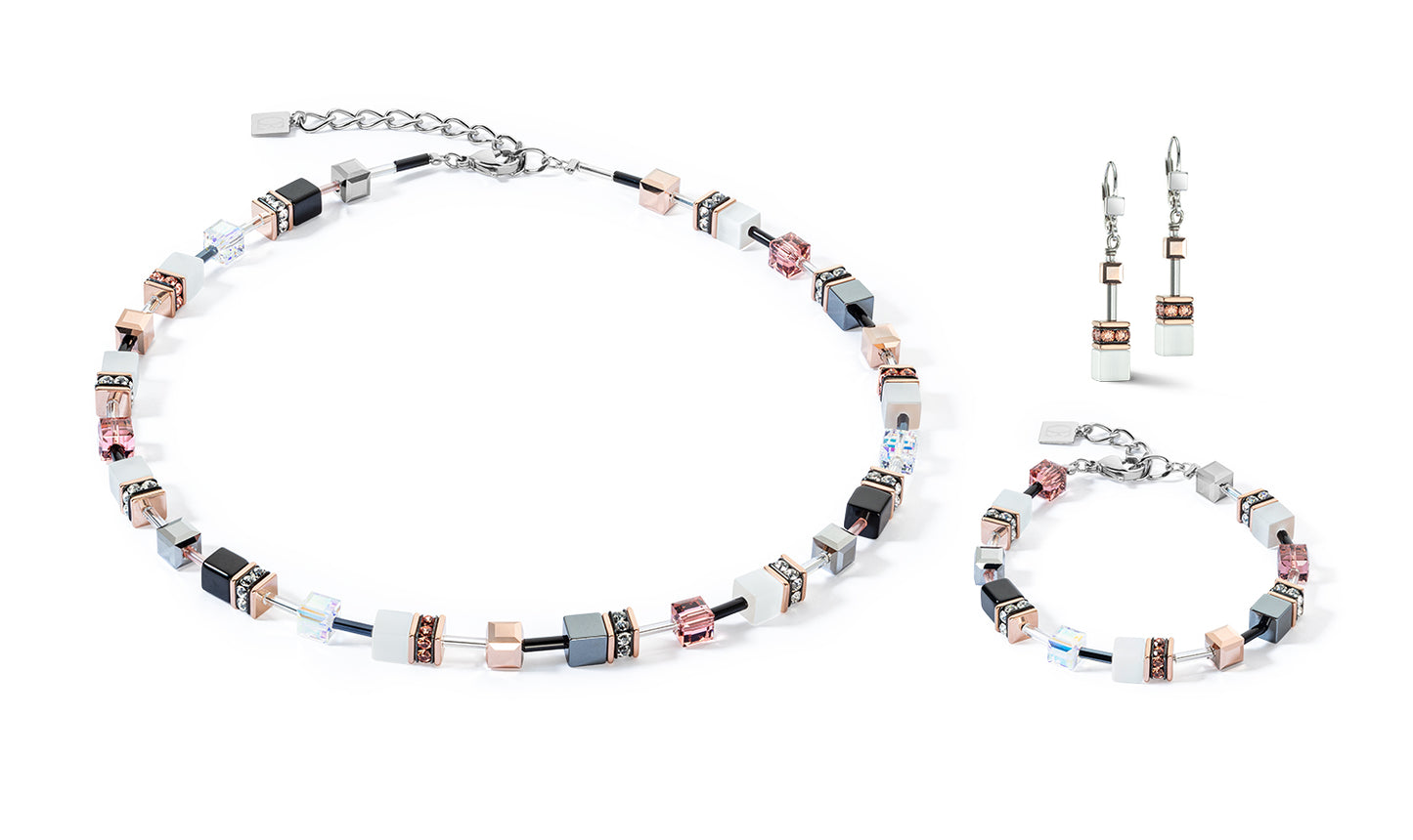 COEUR DE LION GeoCUBE® Iconic necklace cognac 4013101127