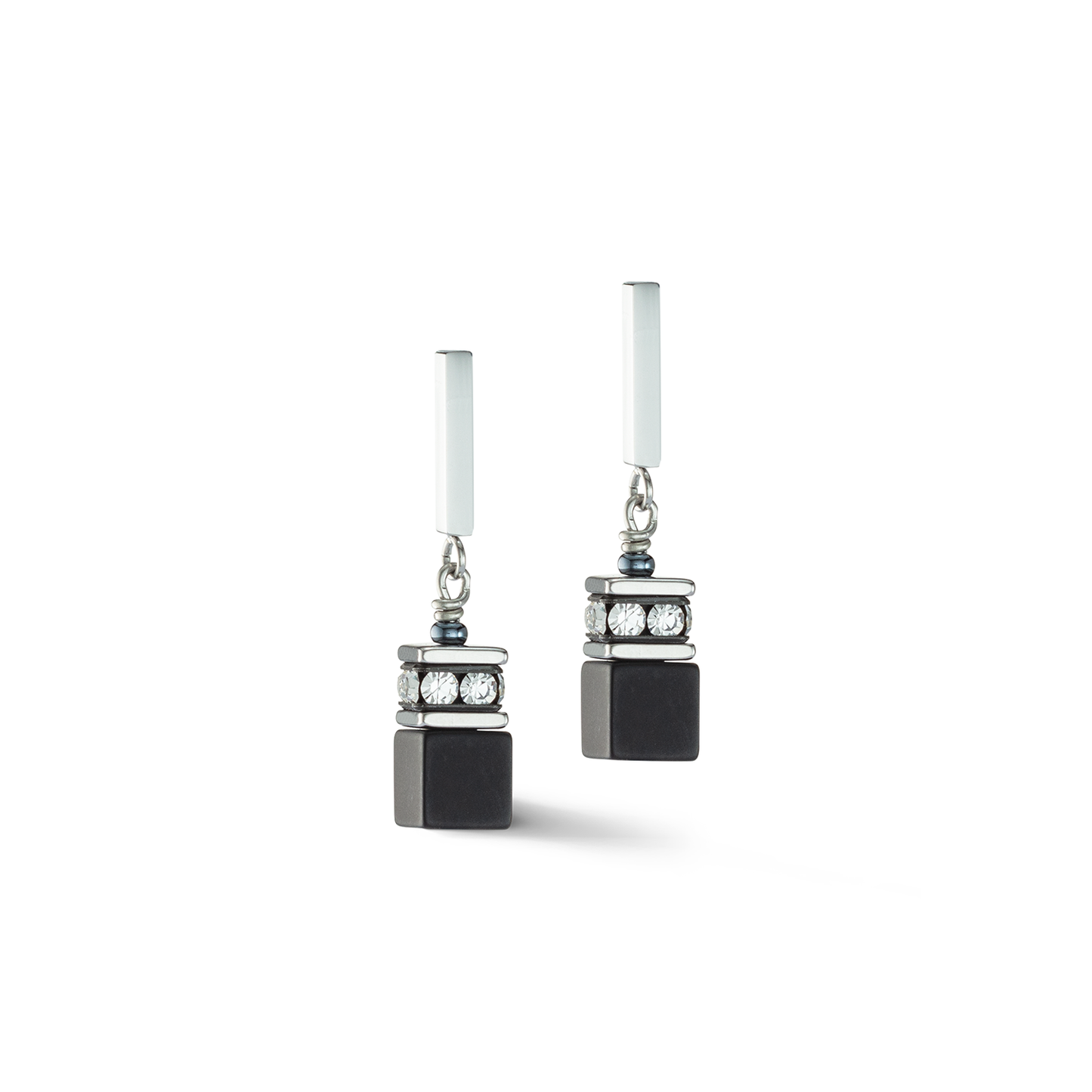 COEUR DE LION GeoCUBE® Iconic Precious Onyx earrings onyx crystal-black 4018211318