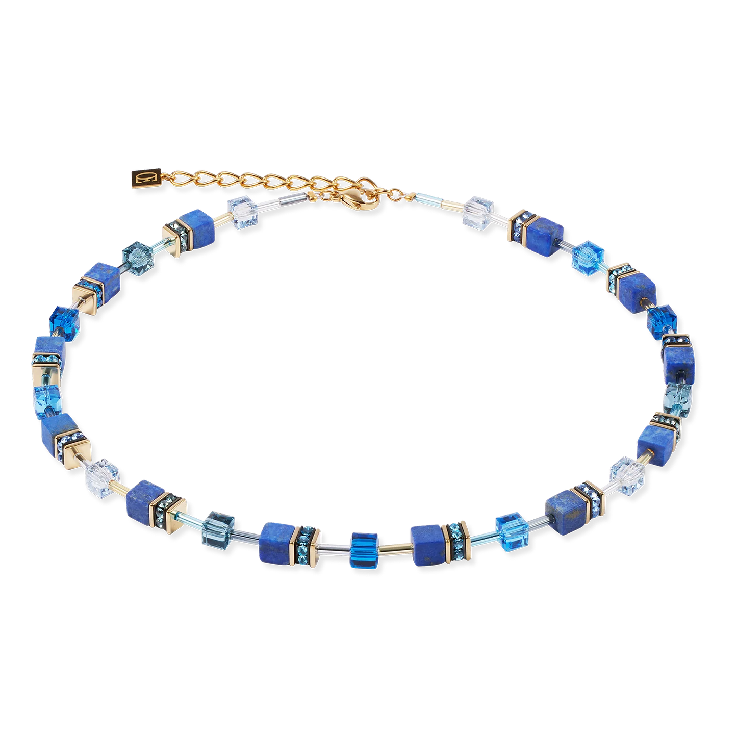 COEUR DE LION  GeoCUBE® Iconic Precious necklace blue 4905100700