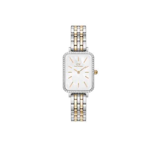 Daniel Wellington Quadro Lumine Bezel 5-Link Two-Tone MOP DW00100671