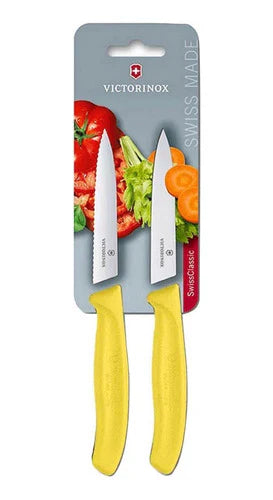 Victorinox SwissClassic serrated/smooth vegetable knives set of 2 67796