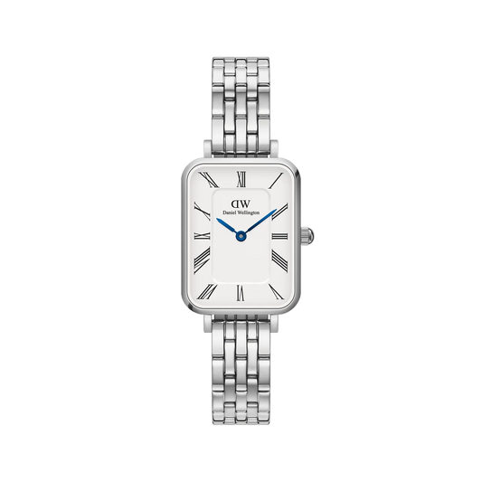 Daniel Wellington - Quadro Roman Numerals 5-Link Silver DW00100691