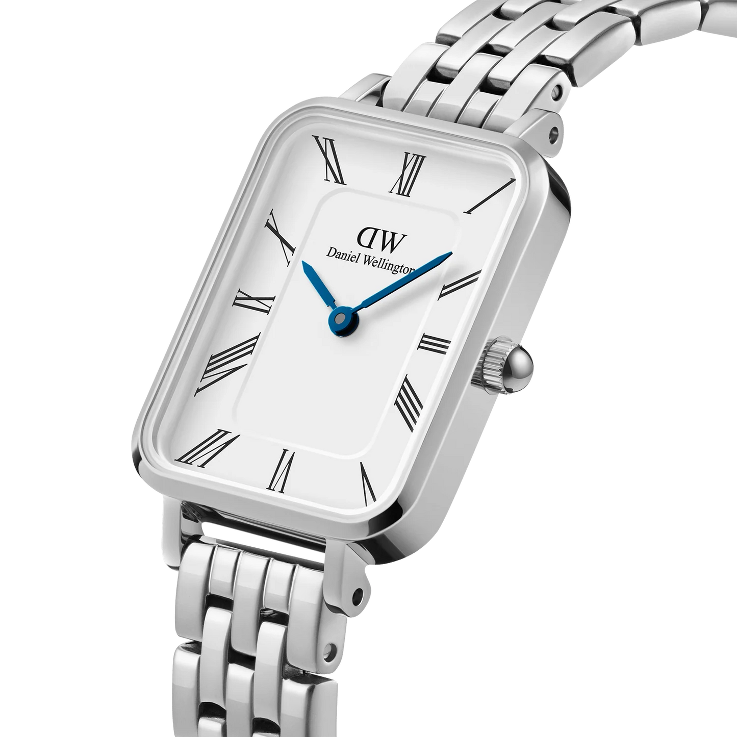 Daniel Wellington - Quadro Roman Numerals 5-Link Silver DW00100691