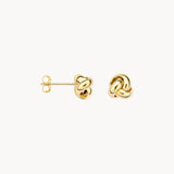 Blush Ear studs 7157YGO - 14k Yellow gold Knot Studs