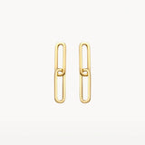 Blush Earrings 7262YGO - 14k Yellow Gold Drops