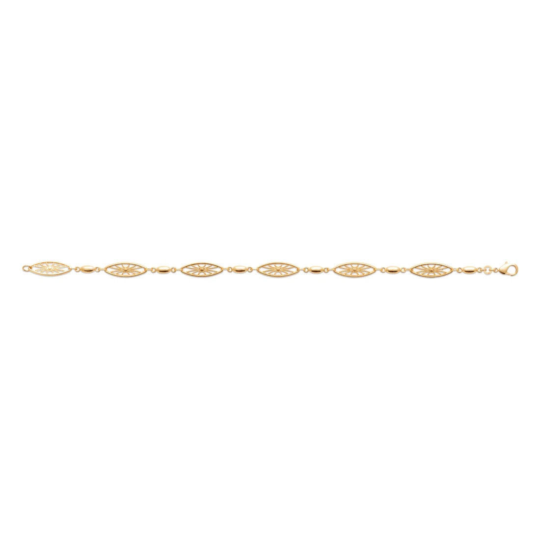 Amèlie 18ct Gold-Plated Filigree Bracelet 82222919