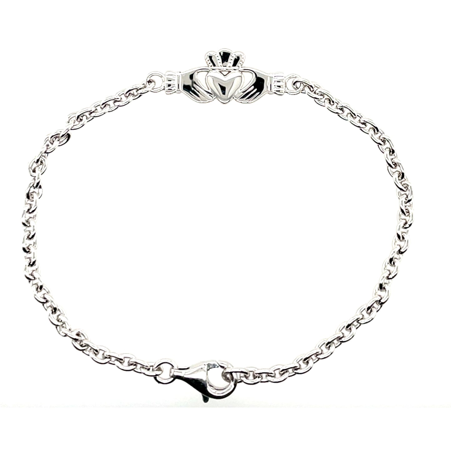 Sterling Silver Claddagh Bracelet SB8948
