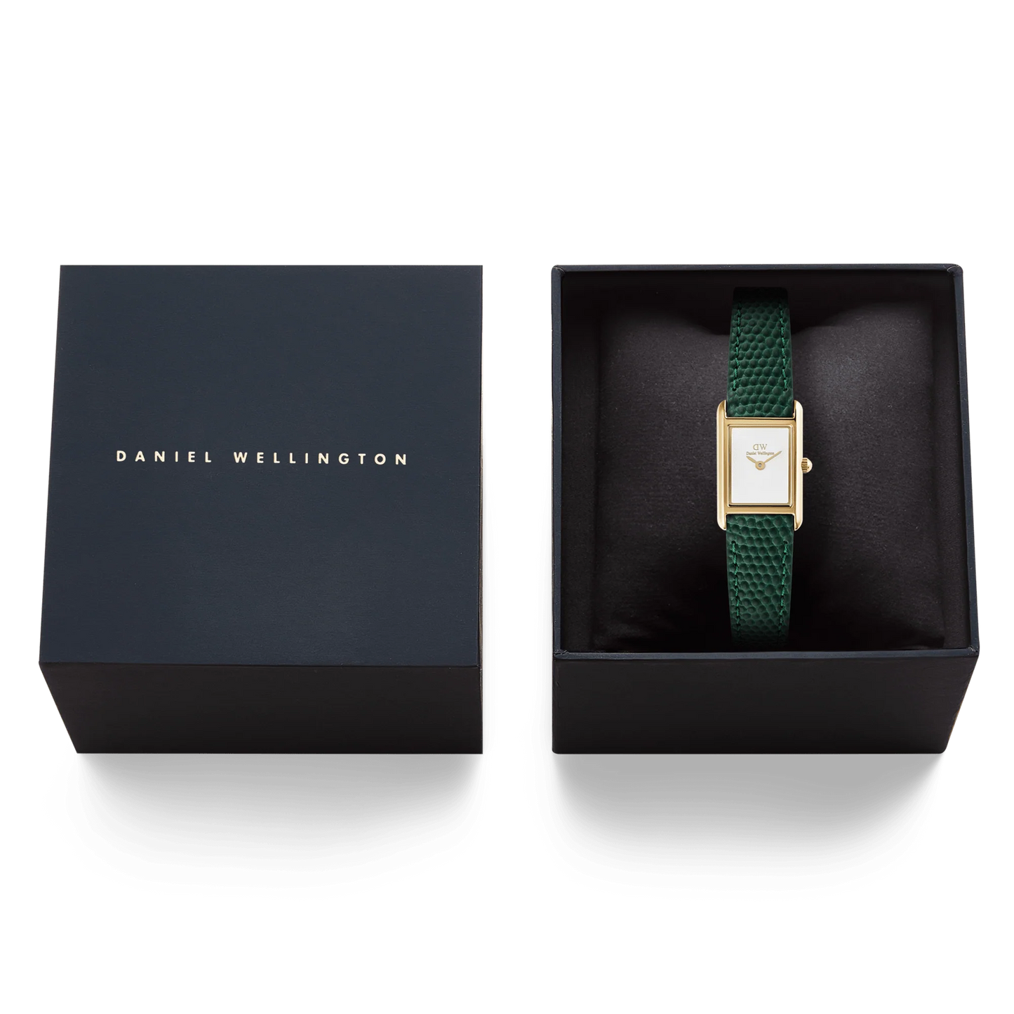 Daniel Wellington Bound Mini Green Lizard Gold DW00100906