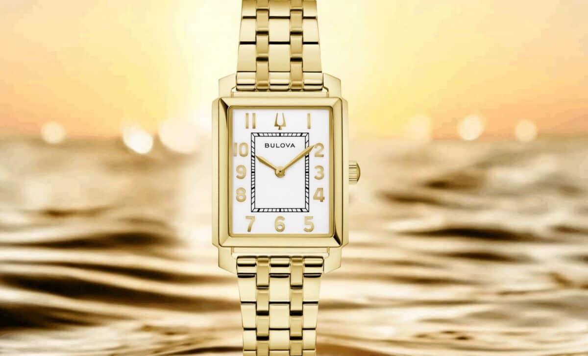 BULOVA LADIES SUTTON GOLD MIDSIZE WATCH 97L186