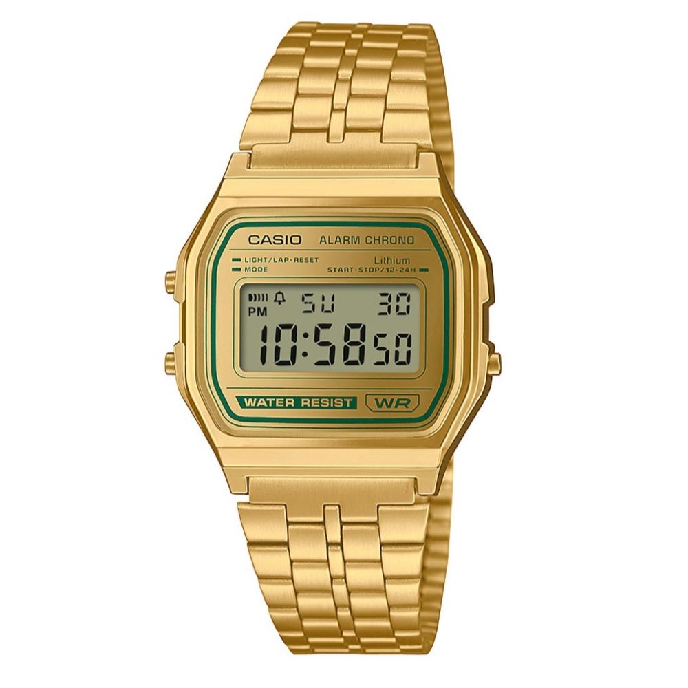 Casio Vintage Gold Digital Watch A158WEGV-9AEF