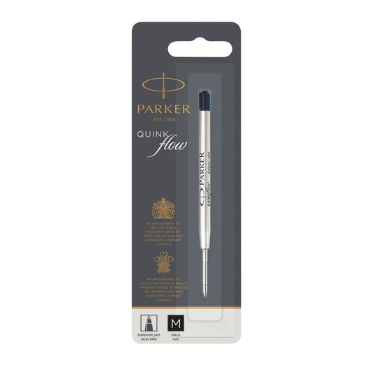 PARKER REFILL BALLPOINT BLACK QUINK MEDIUM 0.7mm 1950369