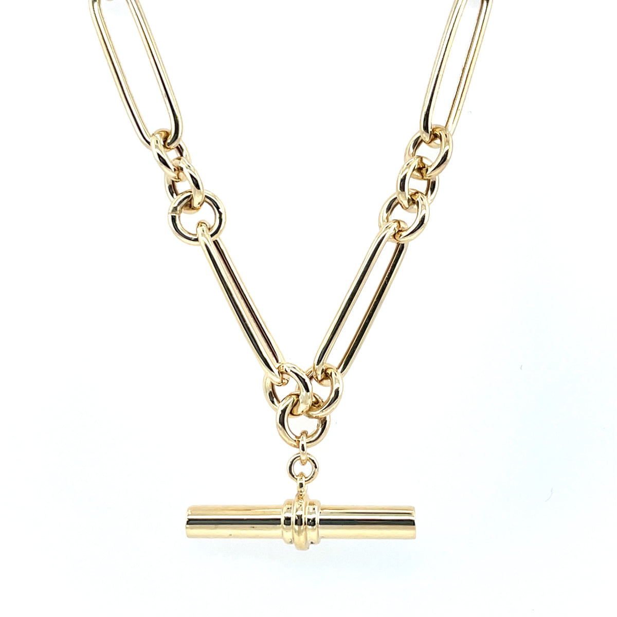 9ct Gold Figarolo T-Bar Chain GC763