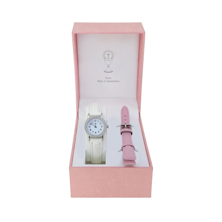 Girls Crystal Communion Watch CW1002