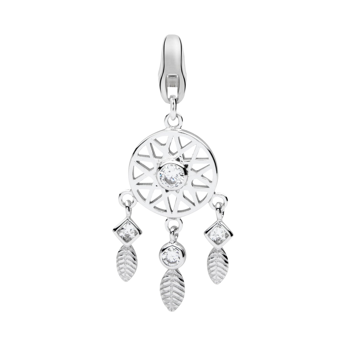 Dream Charms Silver Dreamcatcher Charm DC-772