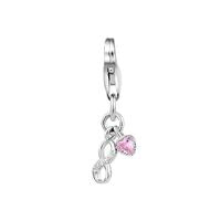 Dream Charms Silver Infinity Heart Charm DC-814