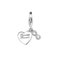 Dream Charms Silver Forever Friends Heart Charm DC-818