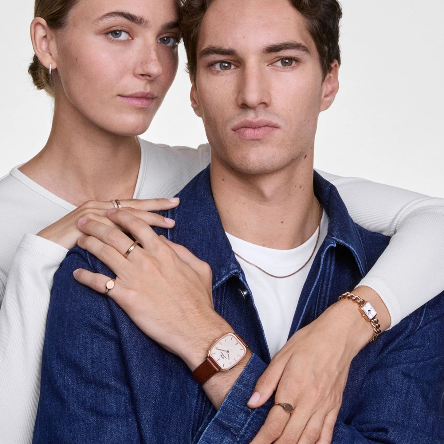 Daniel Wellington Marlon St Mawes Linen Rose Gold DW00100839