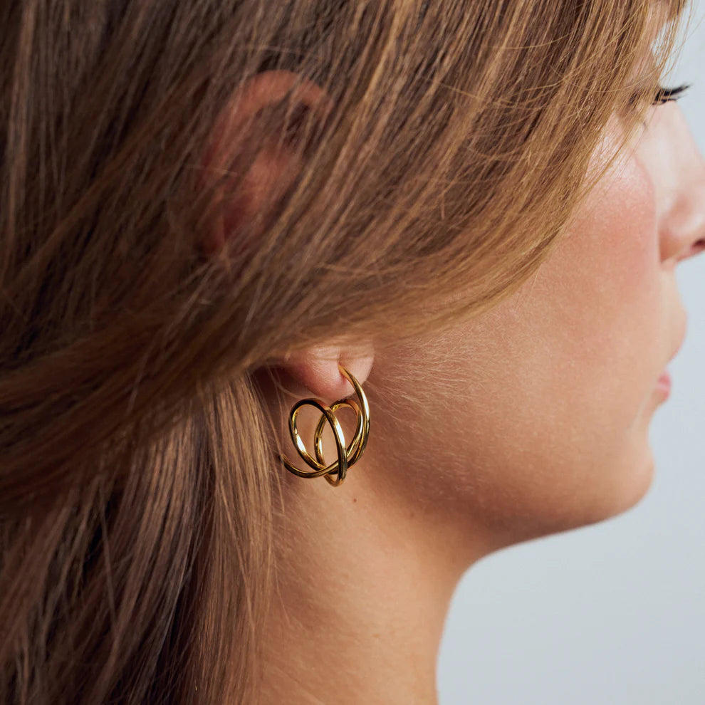 SIF JAKOBS Spirale Pianura Piccolo Hoop Earrings SJ-E2590