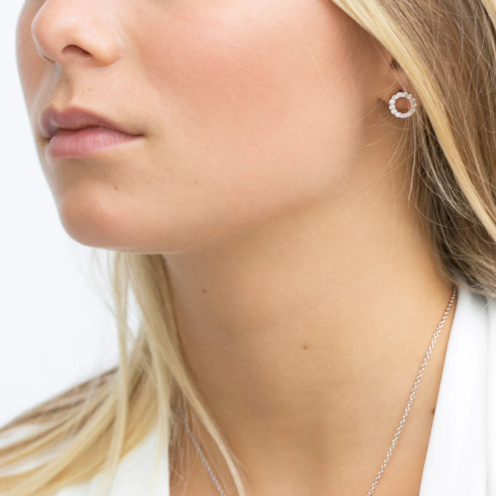SIF JAKOBS Biella Uno Piccolo Earrings SJ-E337-CZ