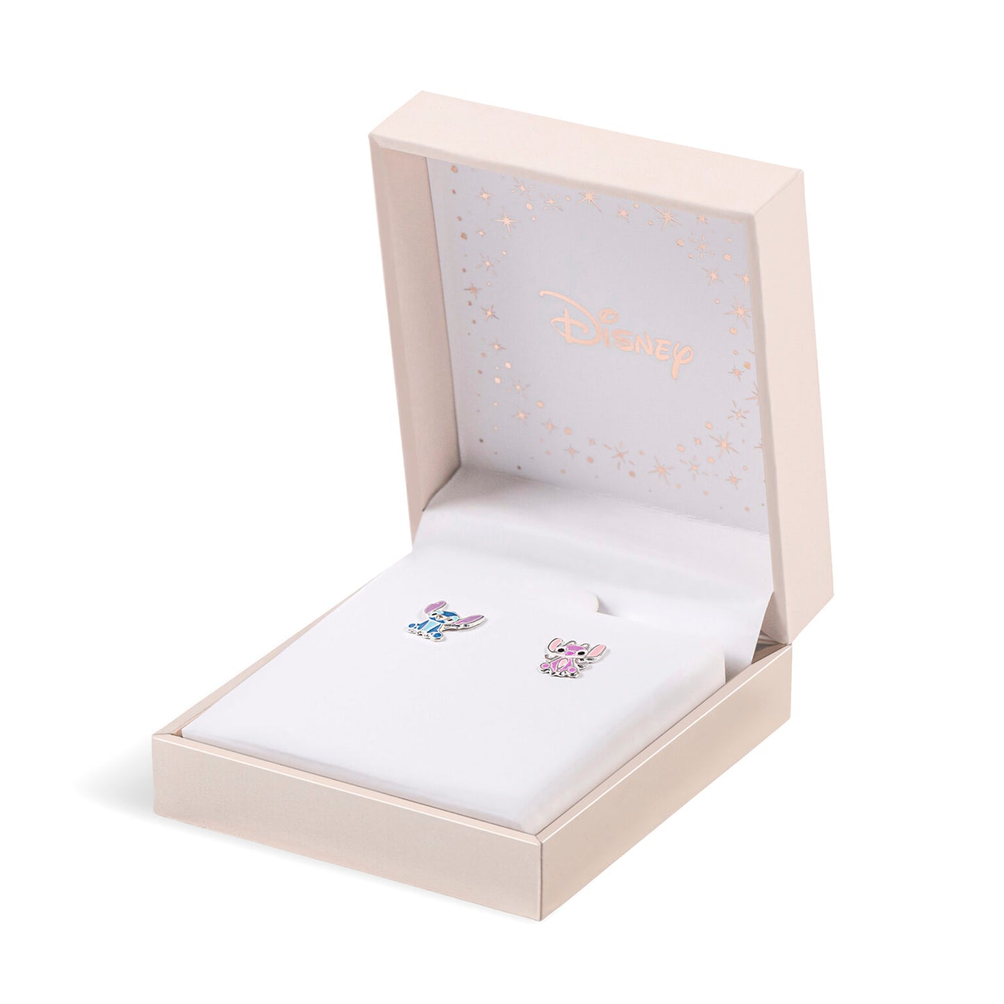 Disney Stitch & Angel Mismatch Enamel Earrings E906666SL
