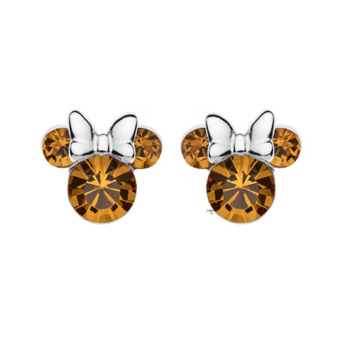 DISNEY MINNIE MOUSE CRYSTAL EARRINGS November ES00028NOV