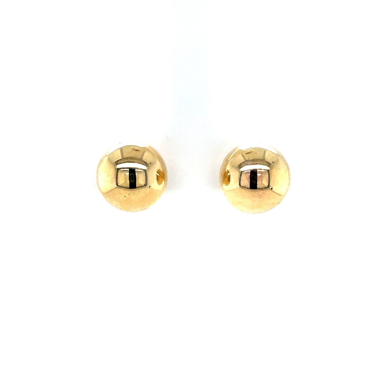 9ct Gold 10mm Ball Stud Earrings GE1041