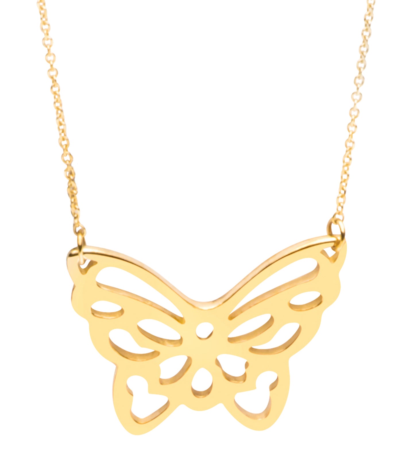 9ct Gold Butterfly Pendant GP819