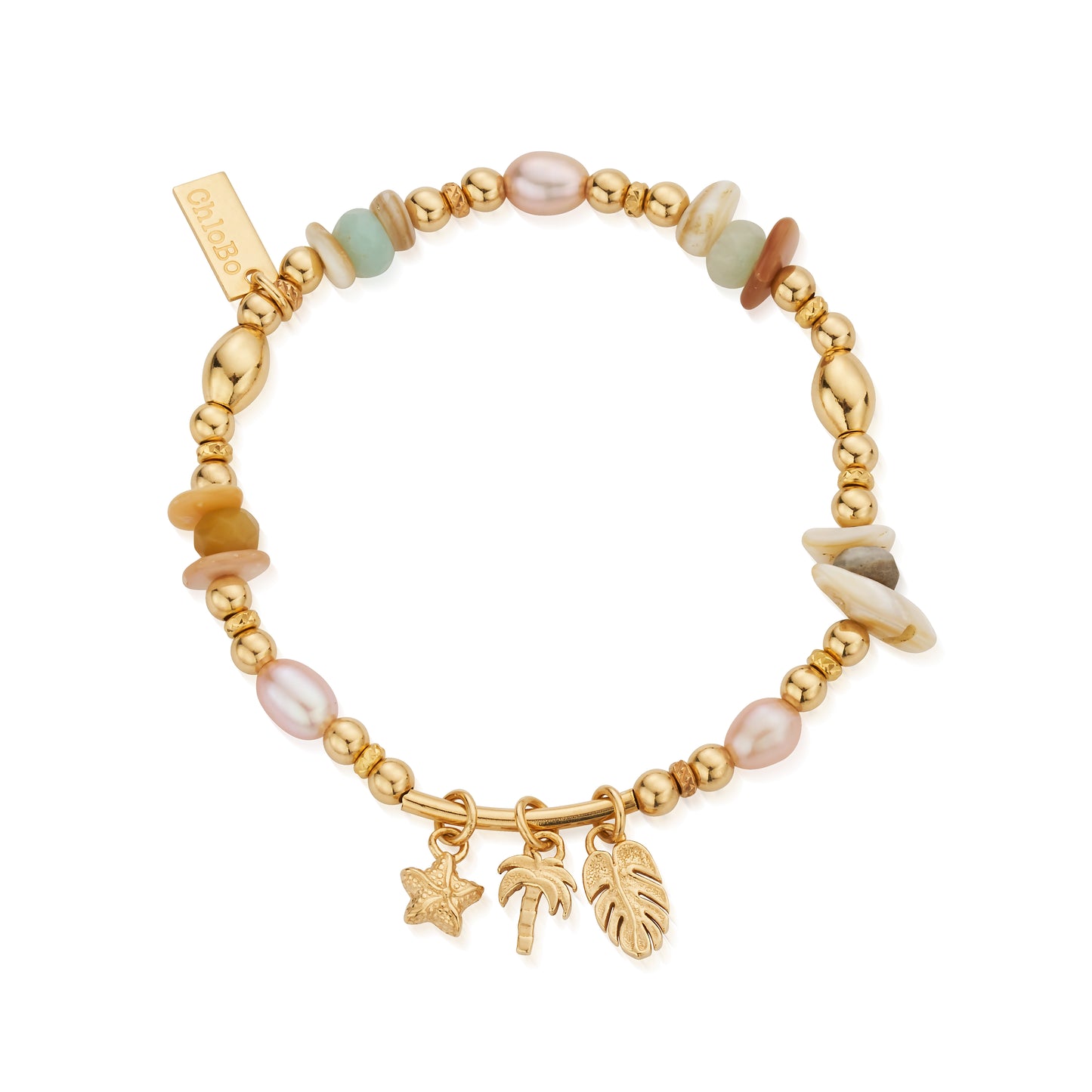 ChloBo Treasures of Bali Hopeful Shores Bracelet - Gold