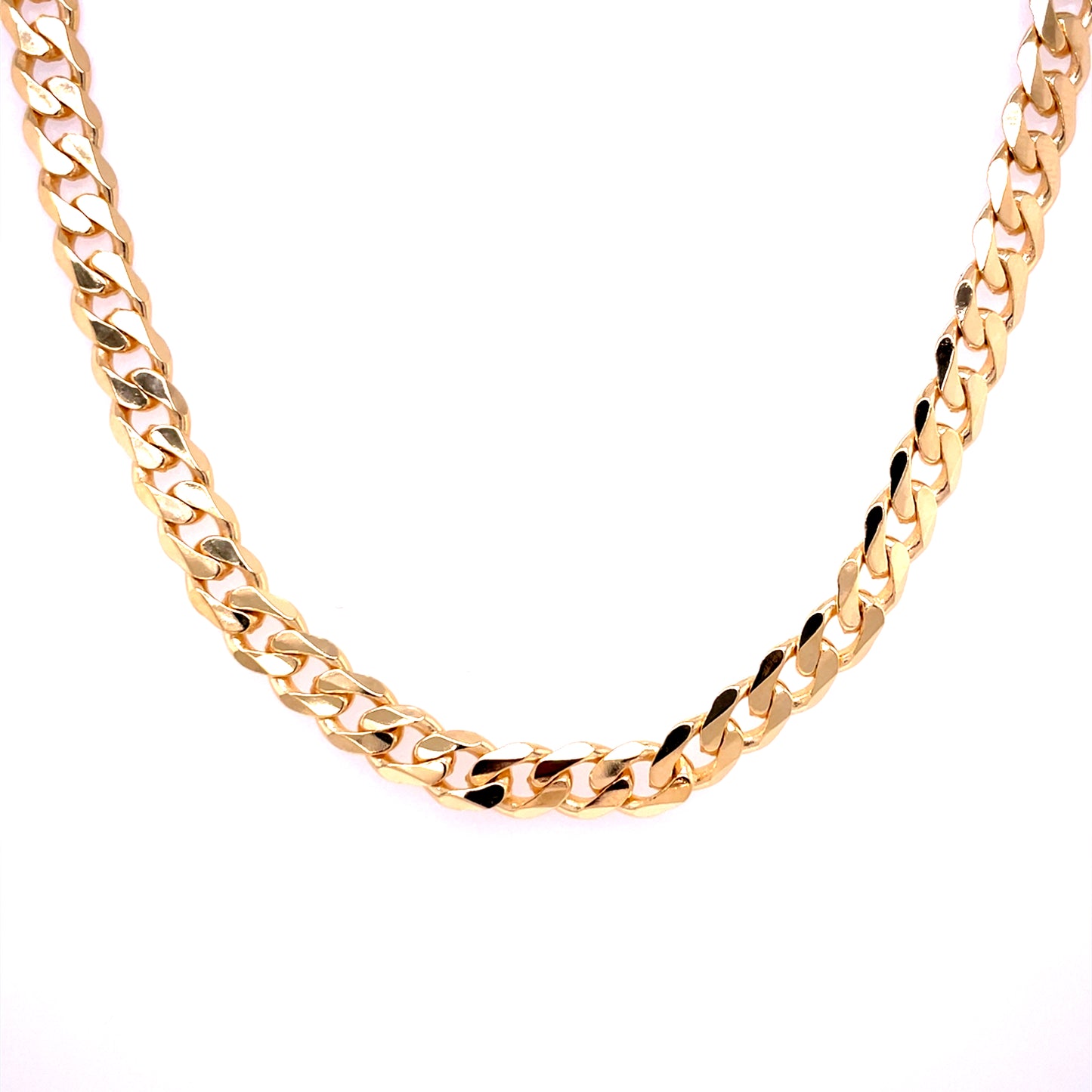 Men's Gold-plated 6mm Curb Chain GF0007