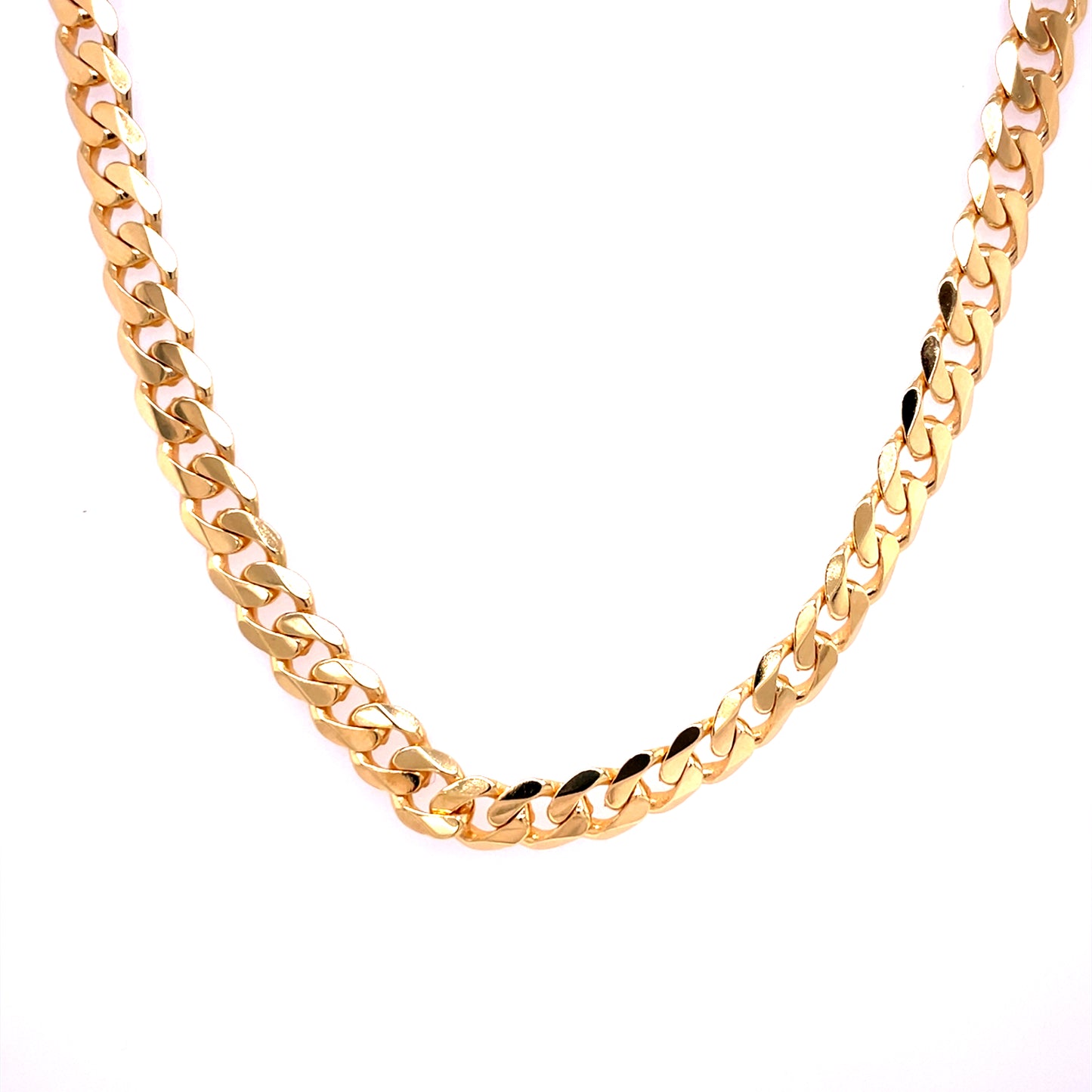 Men's Gold-plated 6mm Curb Chain GF0007