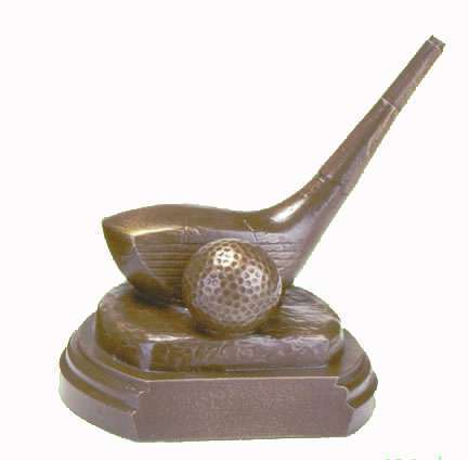 Bronze Golf Driver & Ball GF32