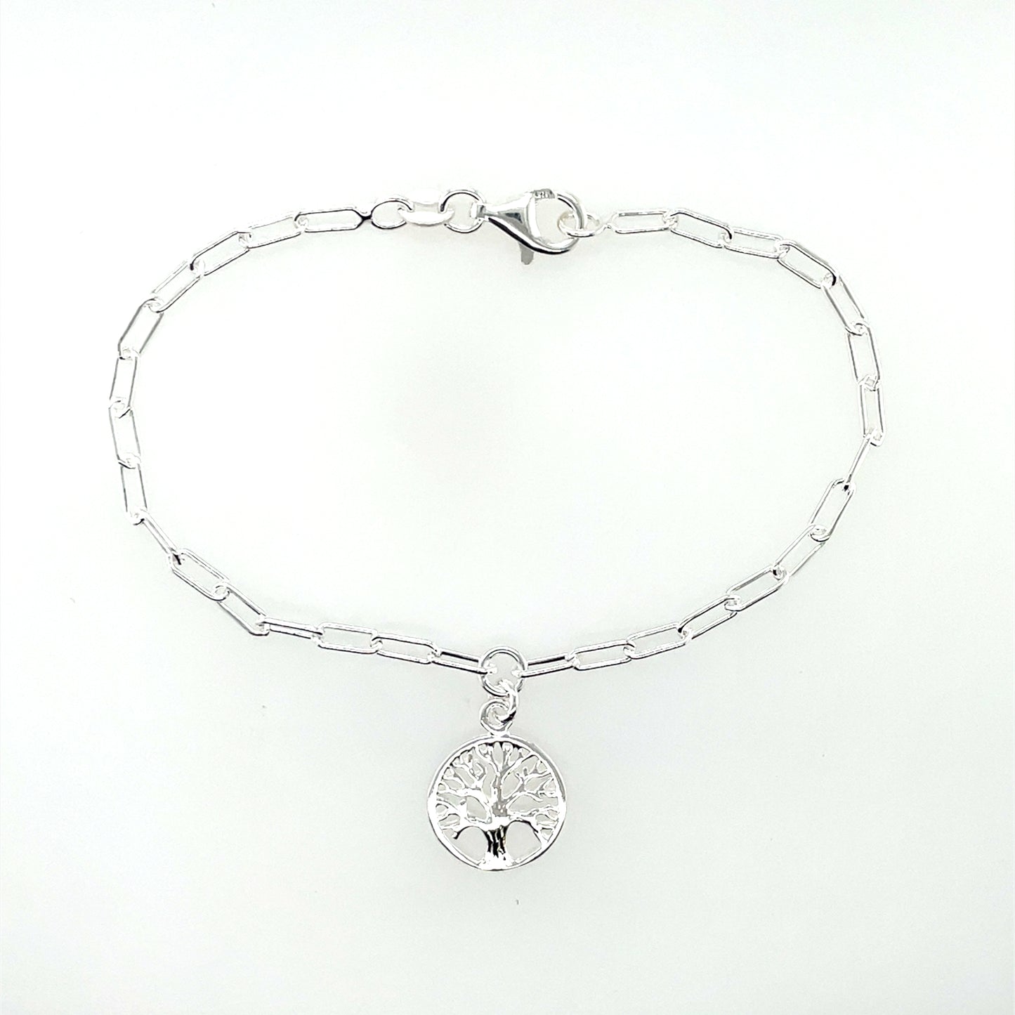 Silver Tree of Life Paperlink Bracelet GL1842