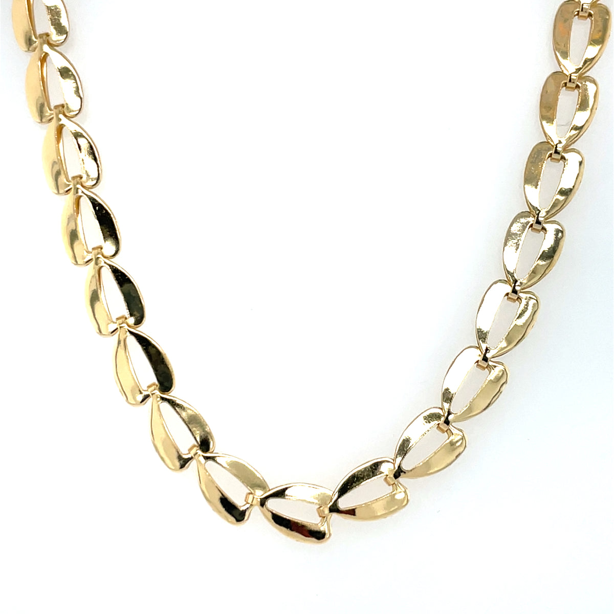 Gold-plated Silver Eye Link Necklace GL2151