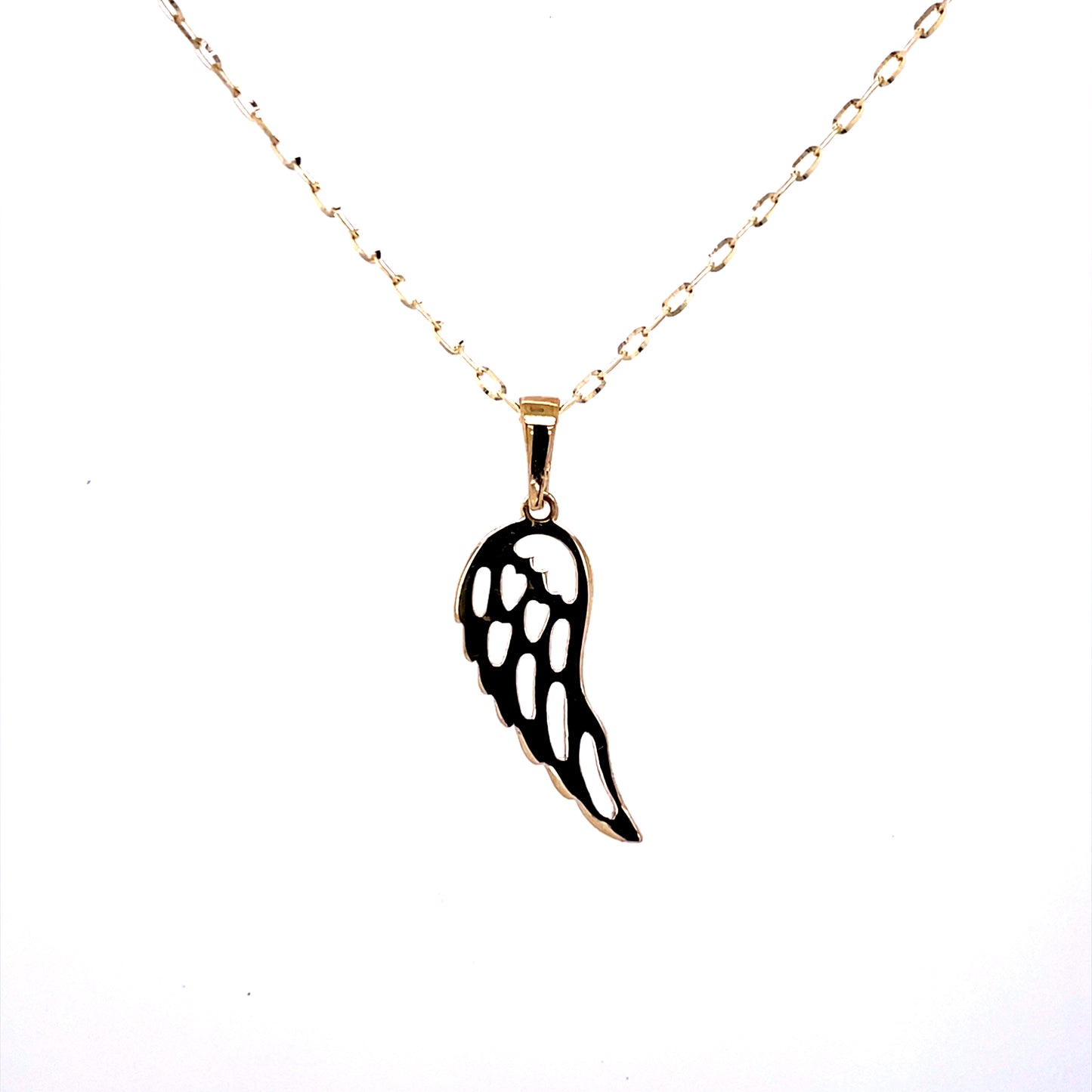 9ct Gold Angel's Wing Pendant GP823