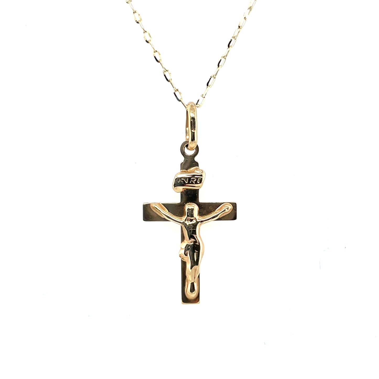 9ct Yellow Gold Small Crucifix GP876