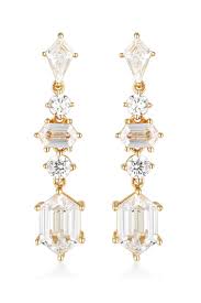 Georgini Rock Star Sword Drop Earrings Gold IE992G