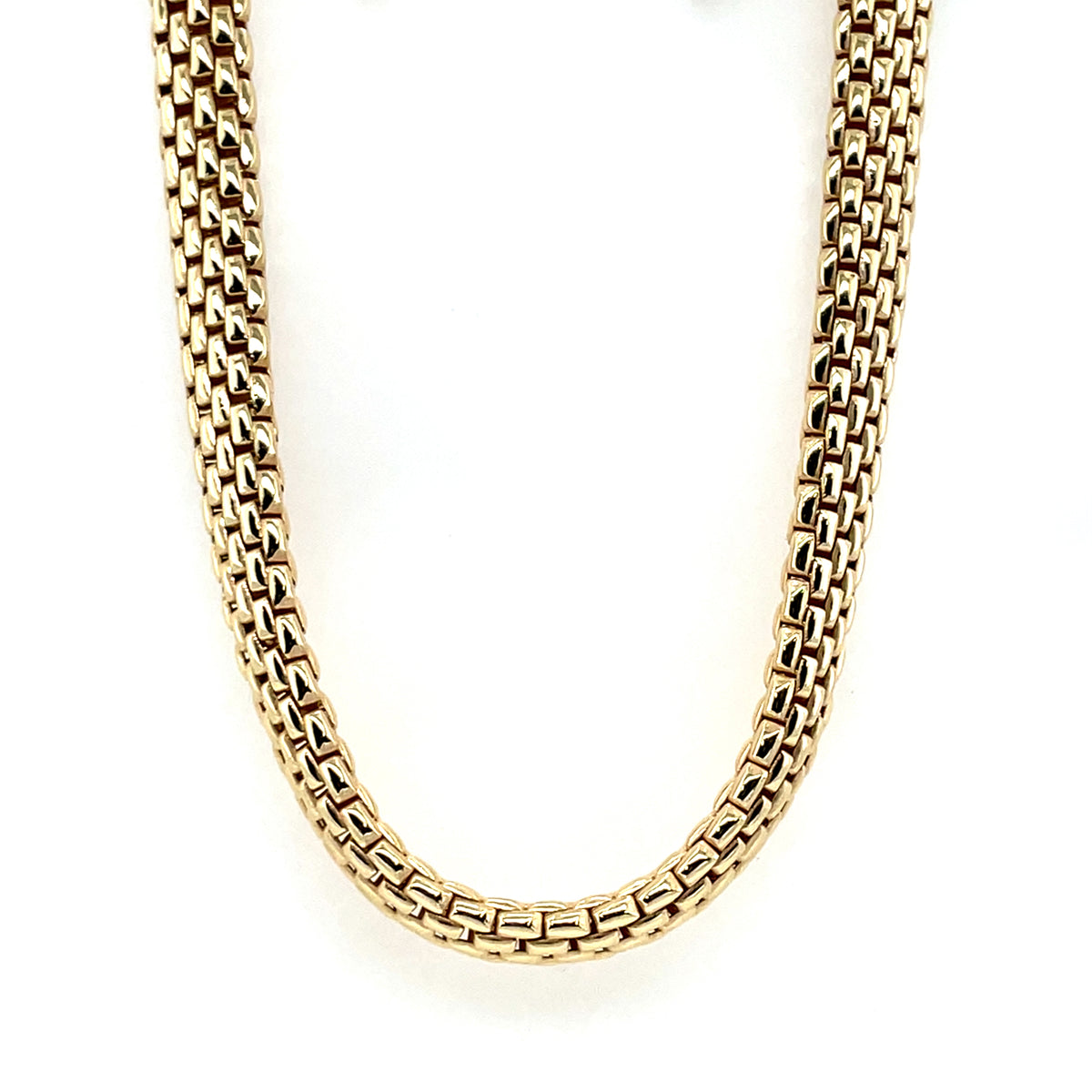 Gold Plated Silver Italian Panther Necklace JES66GN