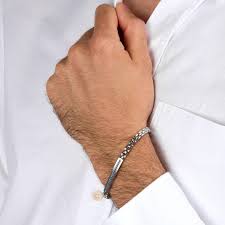 MASERATI JEWELS ICONIC BRACELET STEEL BLUE CRYSTAL JM424AVD61