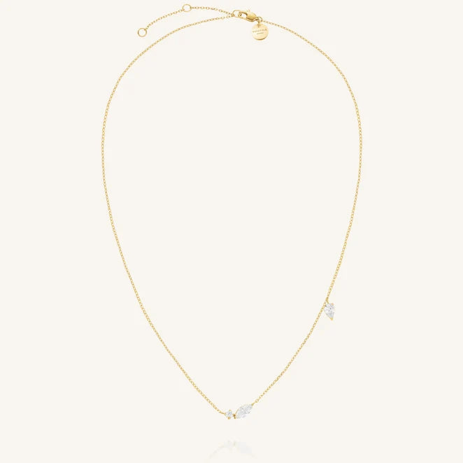 Rosefield Mixed Crystals Necklace JNMSG J1306