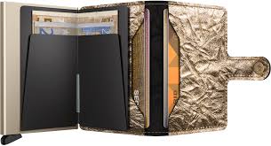 Secrid Miniwallet Crunch Gold Leather