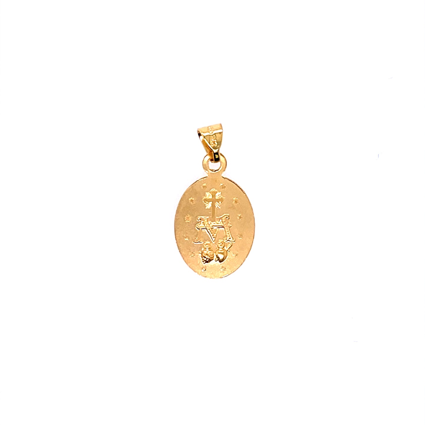 9ct Yellow Gold Miraculous Medal 12mm GP830