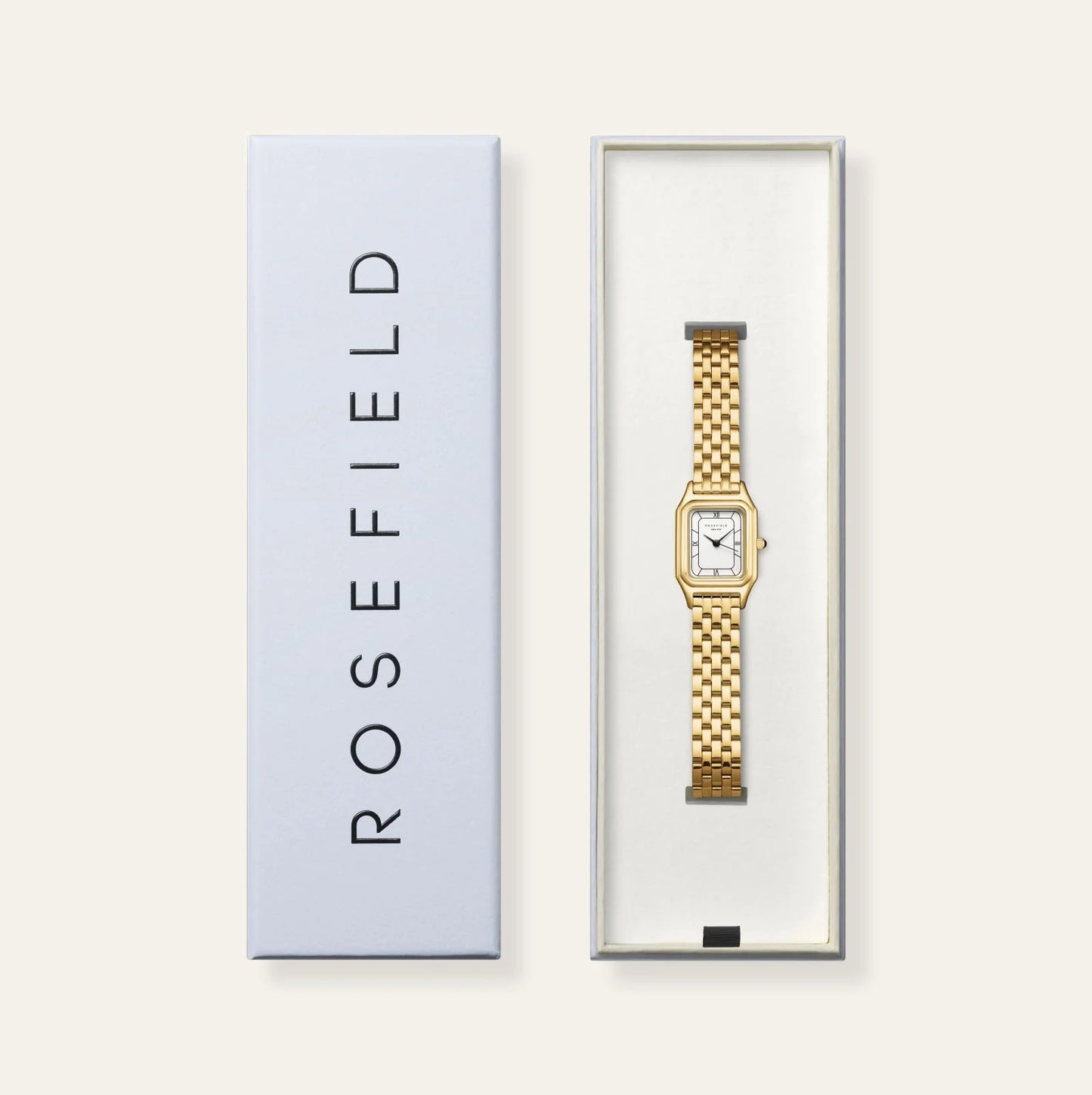 Rosefield Ivy White Gold Watch OCWGSG-OC01